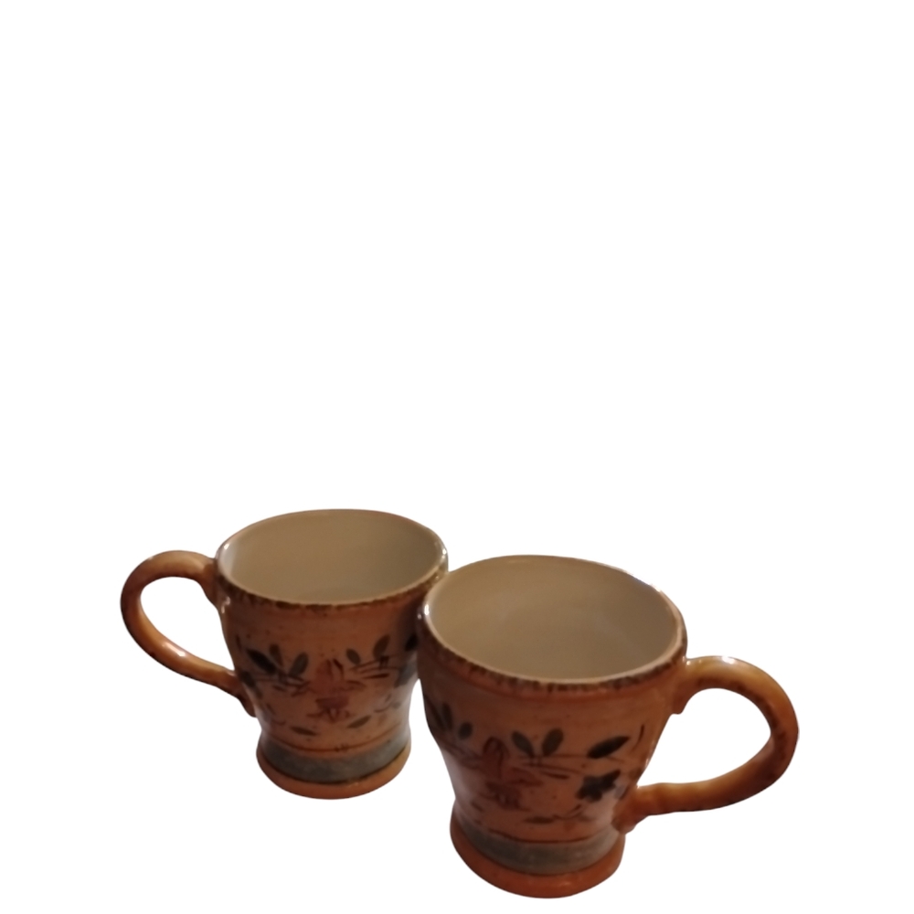 Certified International Verona Collection Coffee Mug Set (2) Aztec Aesthetic